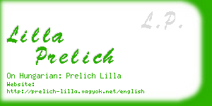 lilla prelich business card